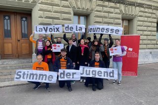 Quinze jeunes se sont rendus à Berne.